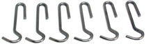 Straight Pot Hooks 6 Pack CH