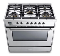 Verona Stainless Steel 36" Dual Fuel - Designer Series