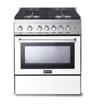 Verona White 30" Gas Range