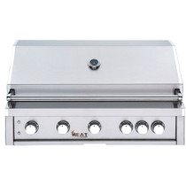 HEAT 40" 5-Burner Gas Grill w/ Infrared Burner - LP