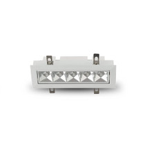 VONN Lighting Rubik 5-Light Integrated LED ETL Certified Adjustable Recessed Downlight with Trim, Beam Angle 34, White