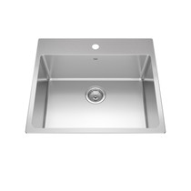 BROOKMORE SINGLE BOWL DUAL MOUNT - ADA SINK