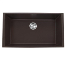 Nantucket Sinks 33-inch Undermount Granite Composite Sink in Brown