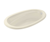 Talma 7242 Acrylic Drop-in End Drain Bathtub in Bone