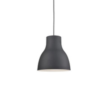 KUZCO Lighting 494216-BK Cradle - 1 Light Pendant-16.5 Inches Tall and 16 Inches Wide, Finish Color: Black