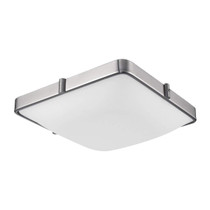 KUZCO Lighting 501103-LED Templeton - 18W LED Square Flush Mount-2.13 Inches Tall and 9.5 Inches Wide,