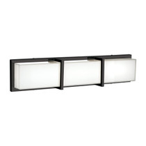 KUZCO Lighting 701313BK-LED Watford - 31W LED Bath Vanity-5.13 Inches Tall and 25.25 Inches Wide, Finish Color: Black