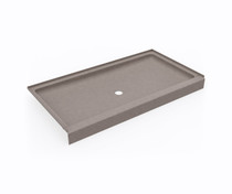 SS-3260 32 x 60 Swanstone Alcove Shower Pan with Center Drain Clay