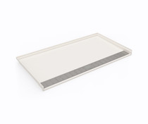 SBF-3462 34 x 62 Performix Alcove Shower Pan with Center Drain in Bisque