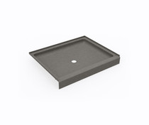 SS-3442 34 x 42 Swanstone Alcove Shower Pan with Center Drain Sandstone