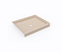SS-3442 34 x 42 Swanstone Alcove Shower Pan with Center Drain in Bermuda Sand