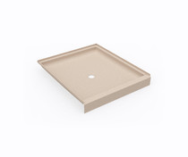 SS-4236 42 x 36 Swanstone Alcove Shower Pan with Center Drain in Bermuda Sand