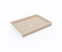 SS-3448 34 x 48 Swanstone Alcove Shower Pan with Center Drain in Bermuda Sand