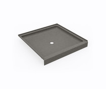 SS-4242 42 x 42 Swanstone Alcove Shower Pan with Center Drain Sandstone