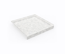 SS-4242 42 x 42 Swanstone Alcove Shower Pan with Center Drain in Ice