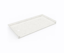 SBF-3060LM/RM 30 x 60 Swanstone Alcove Shower Pan with Right Hand Drain Carrara