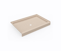 SS-3248 32 x 48 Swanstone Alcove Shower Pan with Center Drain in Bermuda Sand