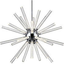 KUZCO Lighting CH71840-CH Astro - 51W LED Chandelier-34.38 Inches Tall and 40.5 Inches Wide,