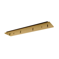 KUZCO Lighting CNP04AC-BG Canopy - 4 Light Port Canopy-1 Inches Tall and 5.13 Inches Wide, Finish Color: Brushed Gold