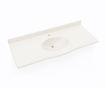 EV1B2249 Europa 22 x 49 Single Bowl Vanity Top in Bisque