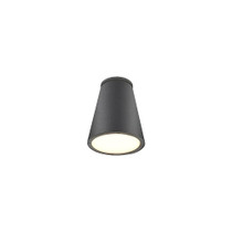 KUZCO Lighting EC16608-BK Hartford - 38W LED Outdoor Flush Mount-9.5 Inches Tall and 8 Inches Wide, Finish Color: Black