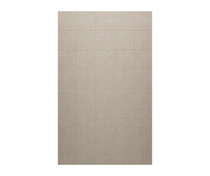 SSSQ-6296-1 62 x 96 Swanstone Square Tile Glue up Bath Single Wall Panel in Limestone