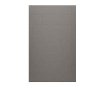 TSMK-8462-1 62 x 84 Swanstone Traditional Subway Tile Glue up Bathtub and Shower Single Wall Panel in Sandstone