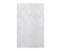 TSMK-8462-1 62 x 84 Swanstone Traditional Subway Tile Glue up Bathtub and Shower Single Wall Panel in Ice