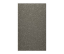 TSMK-9636-1 36 x 96 Swanstone Traditional Subway Tile Glue up Bathtub and Shower Single Wall Panel in Charcoal Gray