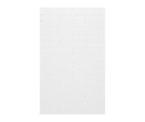 MSMK-9636-1 36 x 96 Swanstone Modern Subway Tile Glue up Bathtub and Shower Single Wall Panel in Carrara