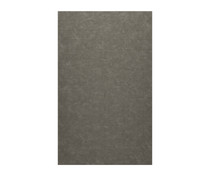 MSMK-9662-1 62 x 96 Swanstone Modern Subway Tile Glue up Bathtub and Shower Single Wall Panel in Charcoal Gray