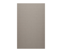 MSMK-8430-1 30 x 84 Swanstone Modern Subway Tile Glue up Bathtub and Shower Single Wall Panel in Clay
