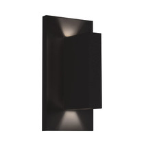 KUZCO Lighting EW22109-BK Vista - 7W LED Outdoor Wall Mount-5.5 Inches Tall and 1.13 Inches Wide, Finish Color: Black