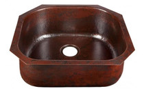 Thompson Traders D-bowl Black Copper Bar/prep Sink