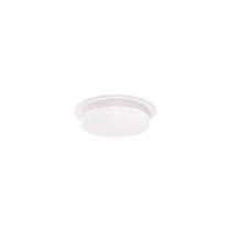 KUZCO Lighting FM42706-WH Stockton - 14W LED Flush Mount-1 Inches Tall and 6 Inches Wide, Finish Color: White