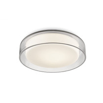 KUZCO Lighting FM48610 Aston - 13W LED Flush Mount-3 Inches Tall and 10 Inches Wide,