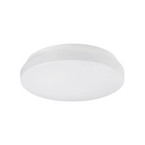 KUZCO Lighting FM9714-WH Collins - 14 Inch 19W 1 LED Round Flush Mount, Finish Color: White