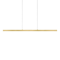 KUZCO Lighting LP10356-BG Vega - 38W LED Linear Pendant-1.5 Inches Tall and 0.75 Inches Wide, Finish Color: Brushed Gold