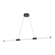 KUZCO Lighting LP18648-BK Akari - 40W LED Linear Chandelier-1.5 Inches Tall and 1.5 Inches Wide, Finish Color: Black