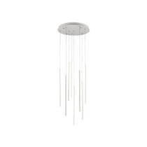 KUZCO Lighting MP14919-WH Chute - 72W LED Pendant-21.63 Inches Tall and 19 Inches Wide, Finish Color: White