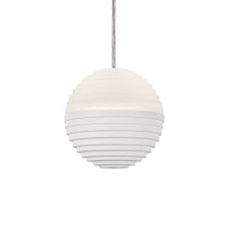 KUZCO Lighting PD10502-WH Supernova - 5W LED Pendant-4 Inches Tall and 4 Inches Wide, Finish Color: White