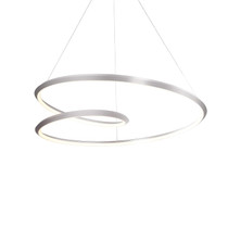 KUZCO Lighting PD22339-BN Ampersand - 94W LED Pendant-7.88 Inches Tall and 39.38 Inches Wide, Finish Color: Brushed Nickel