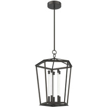 KUZCO Lighting PD317122UB Delphine - 21.38 Inch 24W 1 LED Foyer Hall Pendant, Finish Color: Urban Bronze