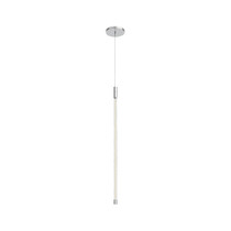 KUZCO Lighting PD75027-CH Motif - 9W LED Pendant-26.75 Inches Tall and 0.75 Inches Wide, Finish Color: Chrome