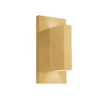 KUZCO Lighting WS22109-BG Vista - 7W LED Wall Sconce-5.5 Inches Tall and 1.13 Inches Wide,