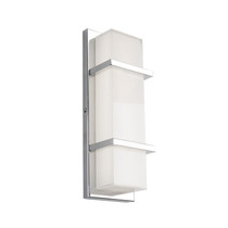 KUZCO Lighting WS2413-CH Watford - 16W LED Wall Sconce-13 Inches Tall and 4.25 Inches Wide,