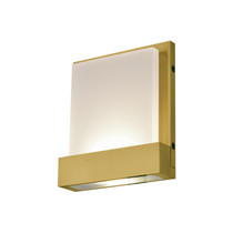 KUZCO Lighting WS33407-BG Guide - 7W LED Wall Sconce-7 Inches Tall and 6 Inches Wide, Finish Color: Brushed Gold