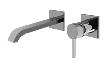 GRAFF G-6235-LM39W-PN-T Qubic Tre Wall-Mounted Lavatory Faucet w/Single Handle - Trim Only