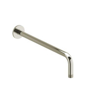 16" Reach Wall Mount Shower Arm Polished Nickel