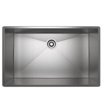 Forze 30" Single Bowl Stainless Steel Kitchen Sink Brushed Stainless Steel